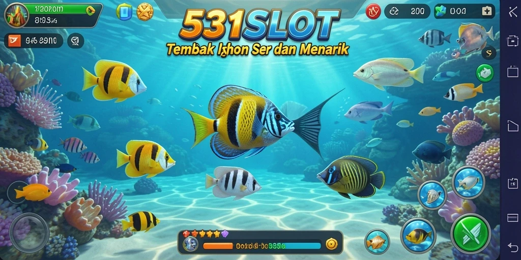 Tampilan gameplay Tembak Ikan yang menakjubkan di 531SLOT.