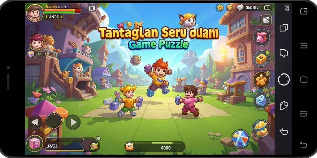 Tampilan permainan puzzle yang menarik dalam JIN33 dengan berbagai tantangan.