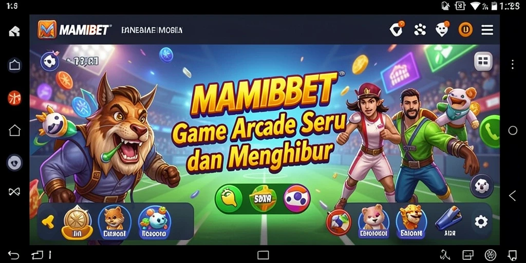 Tampilan gameplay seru MAMIBET yang penuh aksi.