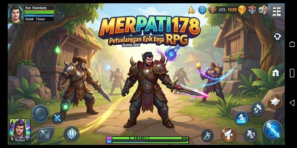 Tangkapan layar yang menunjukkan aksi seru di MERPATI178.