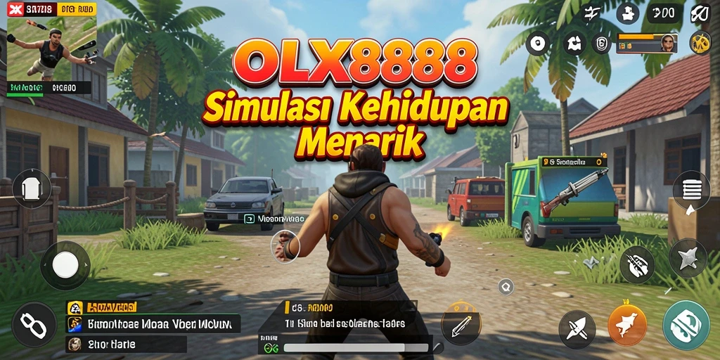 Tampilan utama OLX888 dengan gameplay simulasi yang mengasyikkan.
