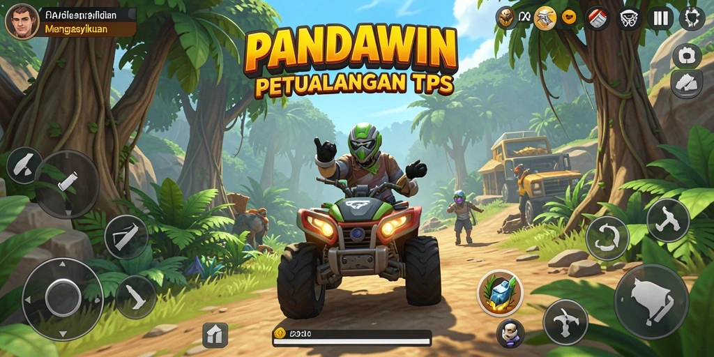 Tampilan gameplay PANDAWIN yang seru dan penuh aksi.