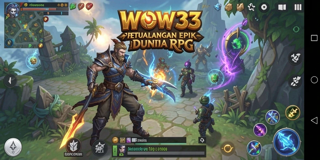Tampilan gameplay WOW33 yang seru dan menantang.