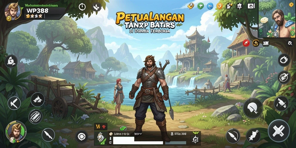 Gameplay seru yang menampilkan dunia terbuka dan petualangan tak terbatas.